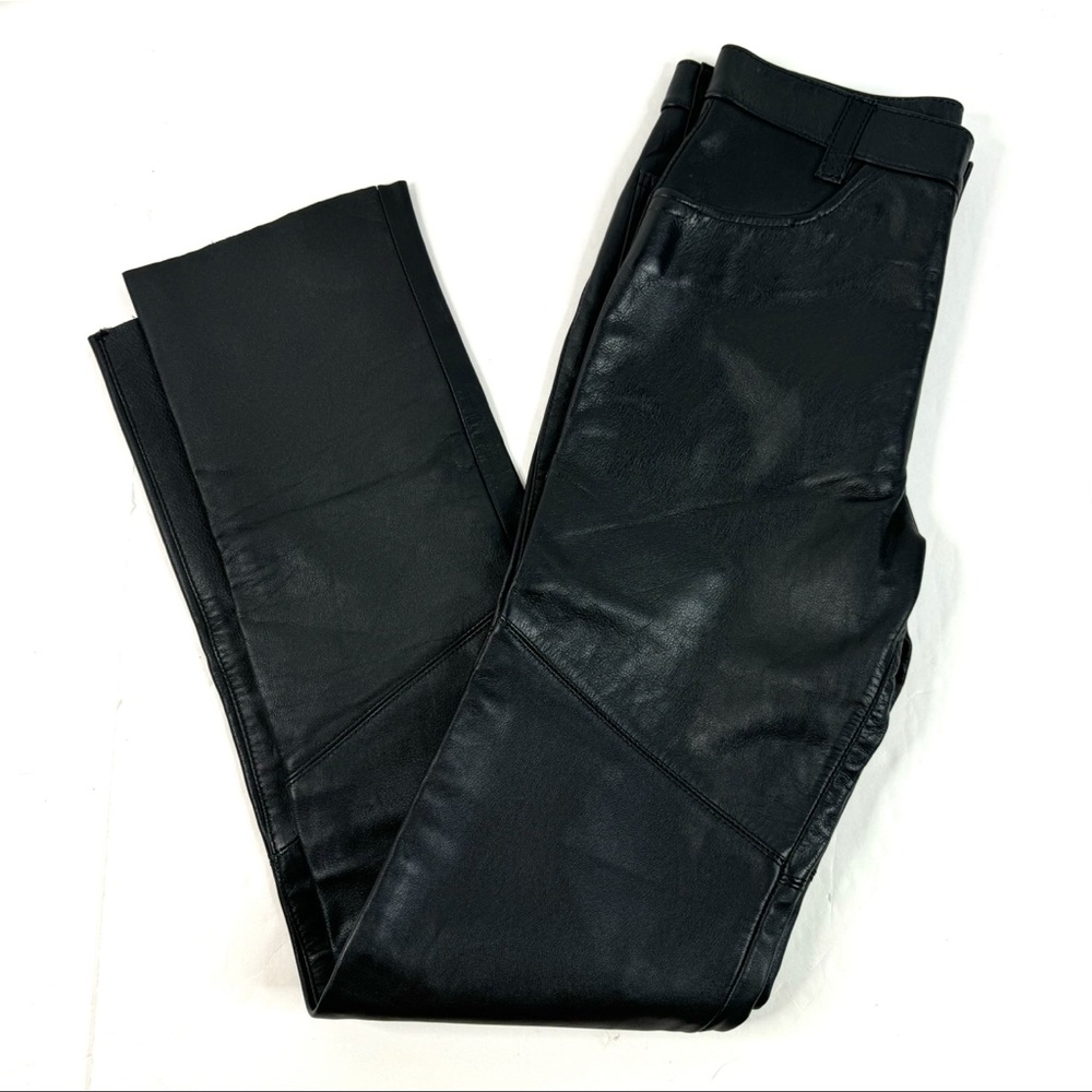 Vintage Berman’s Black Leather Pants